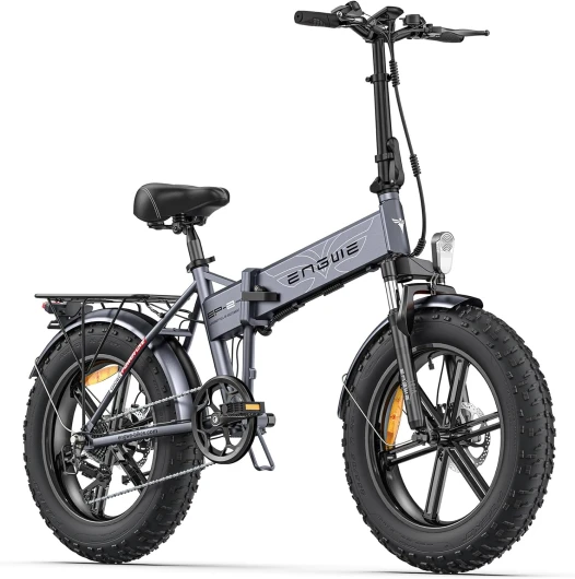 EP-2 Pro Vélo électrique Pliable 20" × 4.0 Fat Bike Electrique 7 Vitesses avec Batterie Amovible 48V 13Ah Autonomie 120km Tout-Terrain & VTT & Plage & Neige