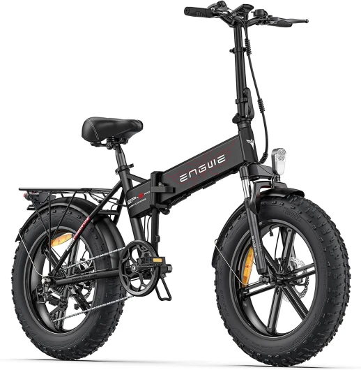 EP-2 Pro Vélo électrique Pliable 20" × 4.0 Fat Bike Electrique 7 Vitesses avec Batterie Amovible 48V 13Ah Autonomie 120km Tout-Terrain & VTT & Plage & Neige