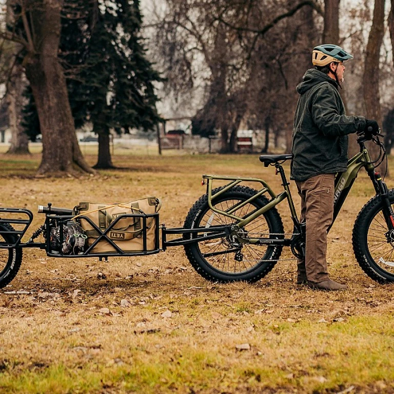 Attache remorque vélo fait maison